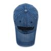 Vintage Denim Baseball Cap With Embroidered Letters For Outdoor Sun Protection Spring