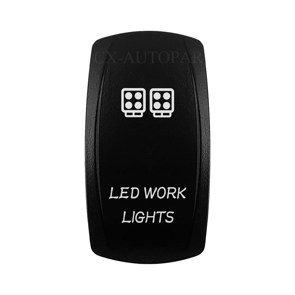 Laser-Engravable Rocker Switch Cap (No Body) - Switch Actuator Cover Replacement for 12V 24V Car Boat ATV Carling ARB Narva