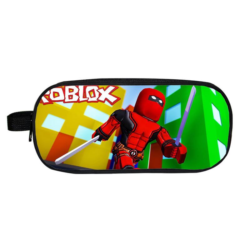 Roblox Cartoon Pencil Case For Boys And Girls With Durable Material**