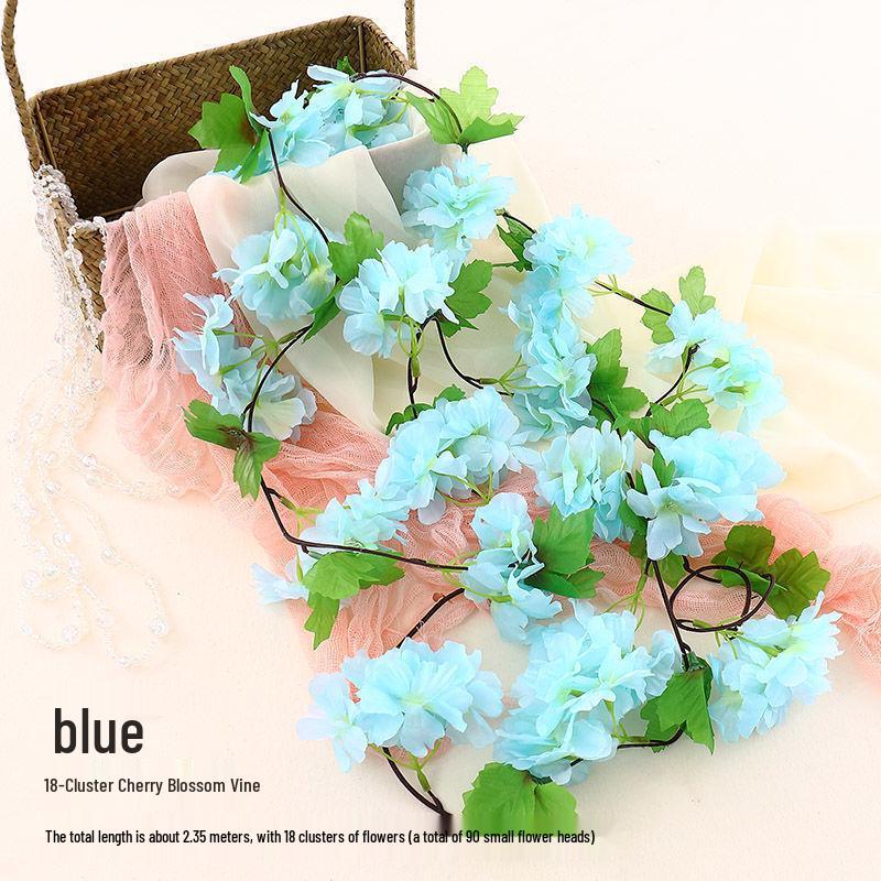 Cherry Blossom Vine Wall Hanging for Outdoor and Indoor Ceiling Decor
