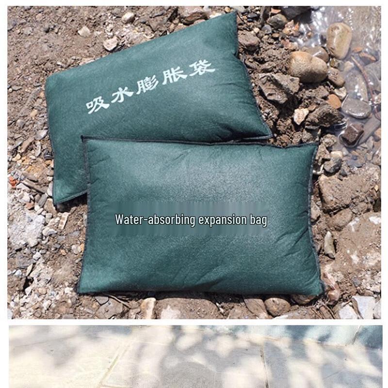 Water Absorbing Expandable Flood Barrier Bag