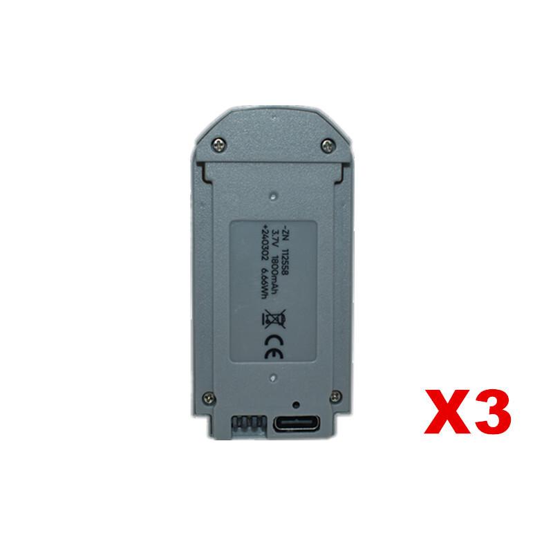 Original GT3 Drone Battery 3.7V 1800mAh High-Capacity Rechargeable LiPo Battery with Type-C Charging Port
