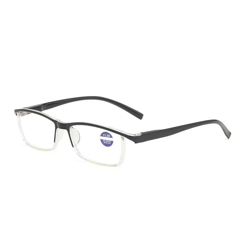 

New Fashion Half Frame Anti Blue Light Reading Glasses Ultra Light One Piece Design 259 4