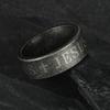 Men Punk Gothic Stainless Steel Rings Vintage Cross Jesus Letter Unique Religious Jewelry Gift for Men