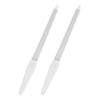 1/2/3Pcs Stainless Steel Nail File Pointed Tip Non-Slip Ergonomic Handle Gel Acrylic Fingernail File Board Manicure Pedicure Tools Nail Supplies