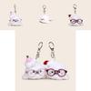 Ocean Family Plush Seal Keychain With Glasses For Collectors And Giftgiving