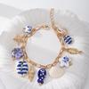 1 Summer Ocean Small Fish Conch Cherry Watch Pendant Bracelet Women's Jewelry Gift