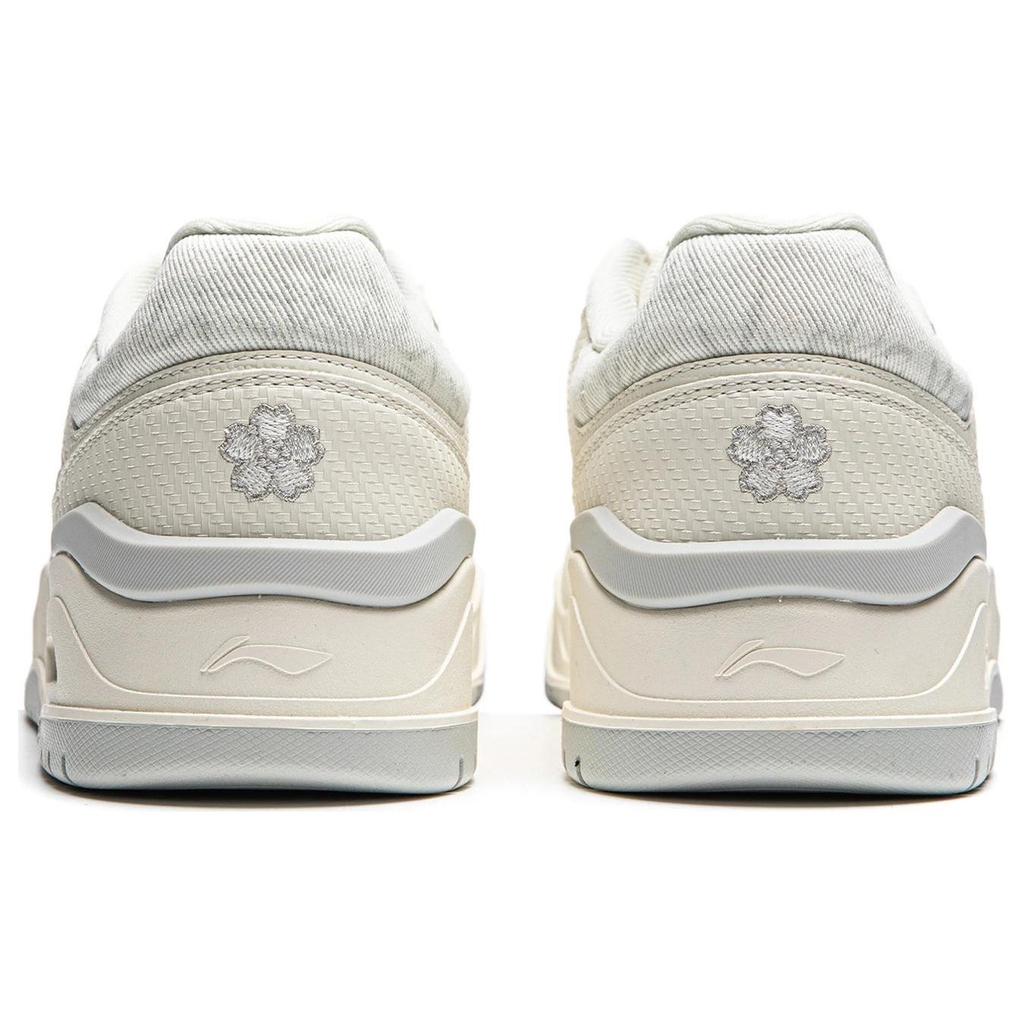 Li Ning Yue Bai 2.0 Casual Fashion Versatile Comfortable Thick Sole Non-Slip Wear-Resistant Breathable Increased Height Low-Top Skate Shoes AGCU275-1