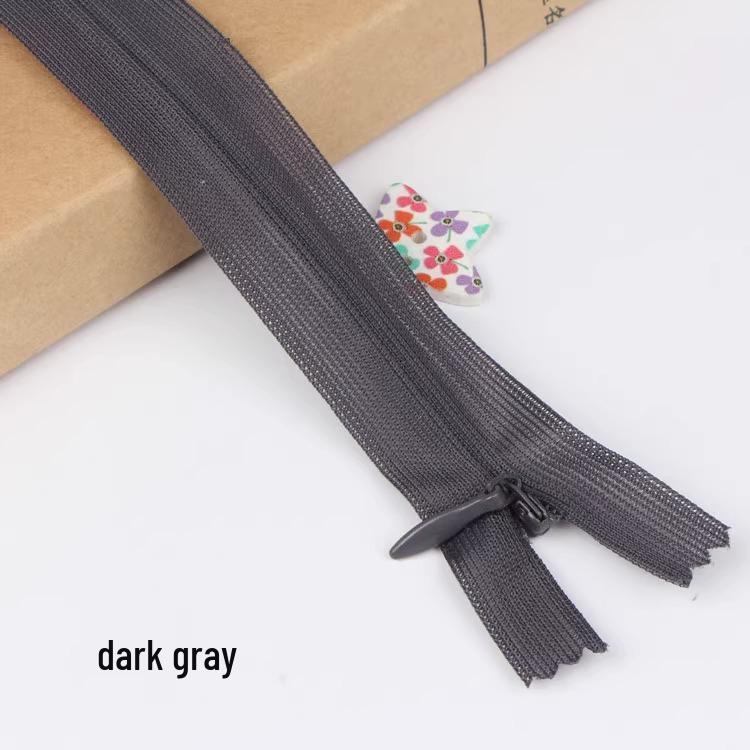 Sanli Unsichtbarer 25cm Kleid- & Kissen-Reißverschluss mit geschlossenem Ende