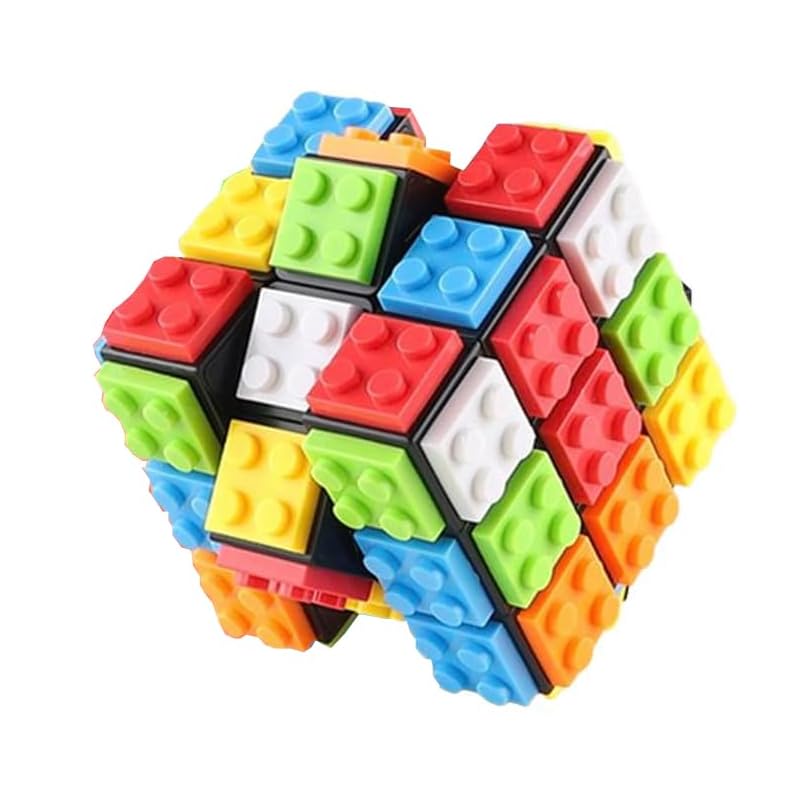 

Kancharo Lego compatible cube [Japanese cube strategy & With pouch] Easy to redo at any time (black body)