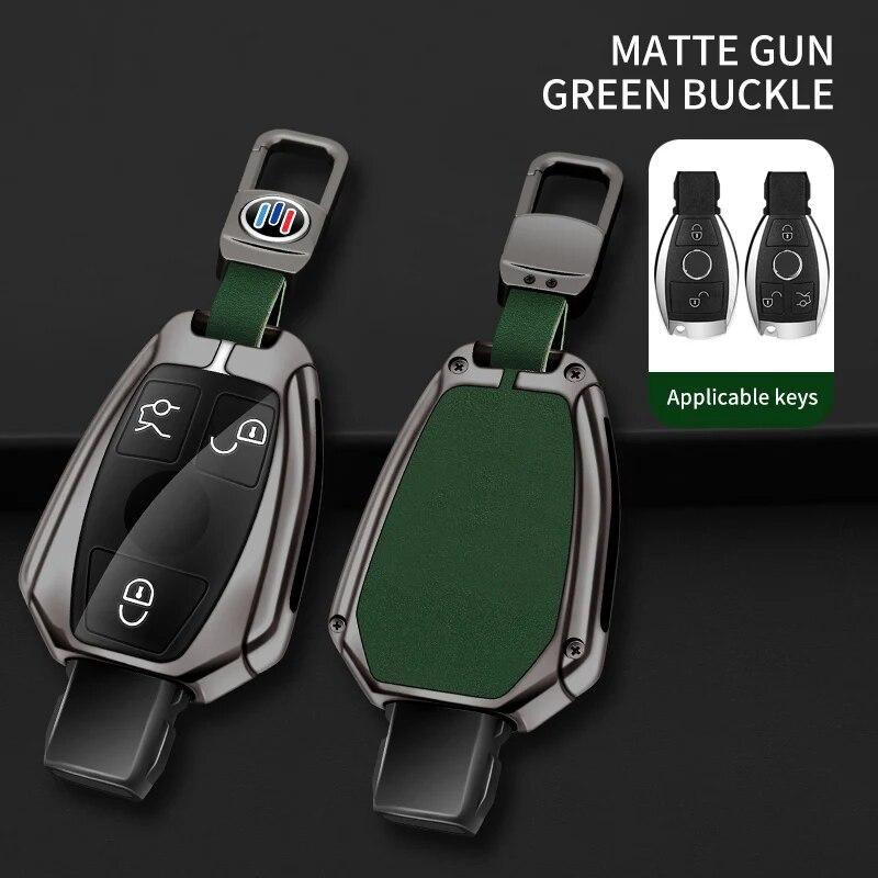 Zinc Alloy Car Remote Key Case Cover Shell Fob for Mercedes Benz A B C E Class GLA CLA GLC CLS W204 W221 W205 W176 W212 W463 AMG