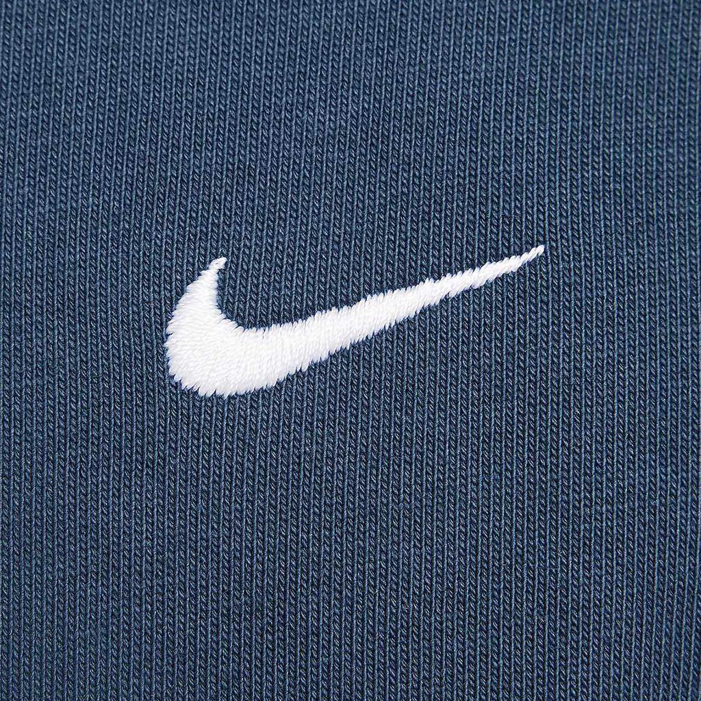 Nike Solo Swoosh Embroidered Comfortable Casual Hoodie Men hoodies Deep-Sea-Blue FZ1165-478