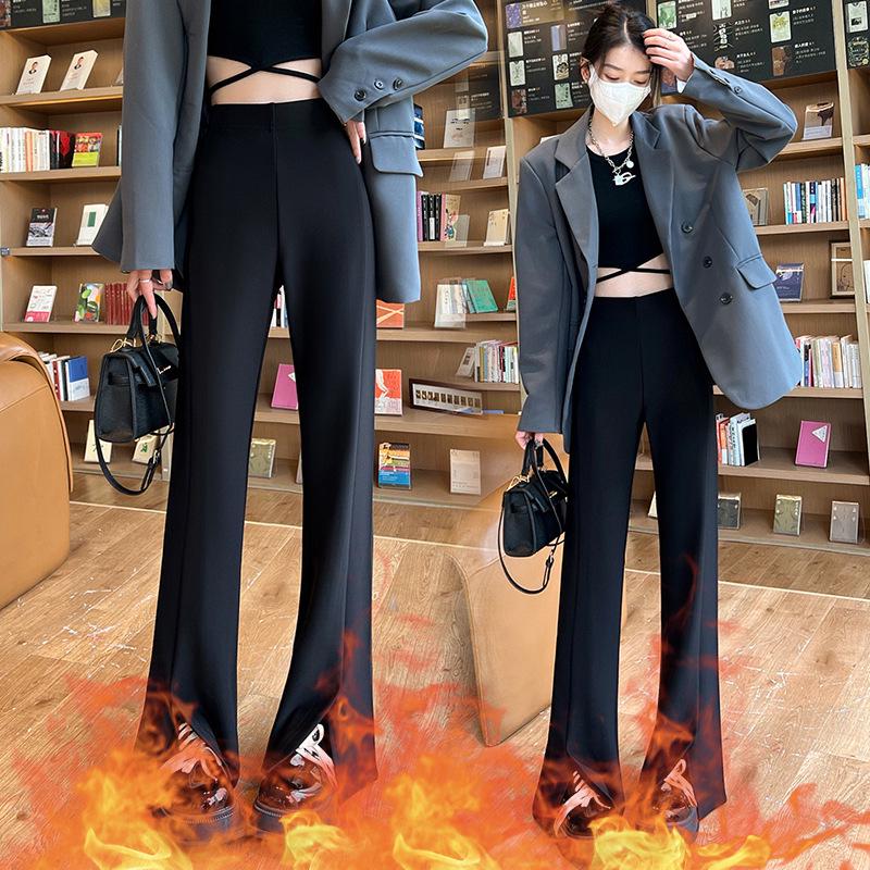 Women s Black High-Waist Slimming Micro Flare Pants - Spring/Summer 2026 Collection Extra Small