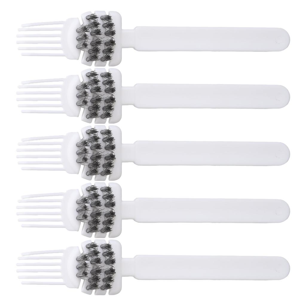 5Pcs Comb Cleaning Brush Plastic Dense Handle Portable Hair Brush Cleaner
