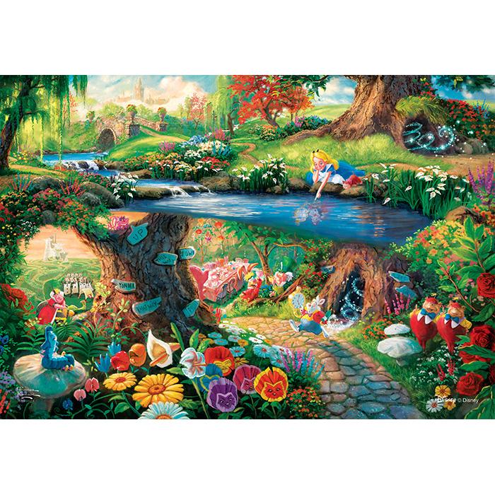 Alice în Țara Minunilor - Fantezie (pânză) Puzzle Disney 1000 de piese
