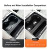 For Zeekr 7X 2025 2026 Car Central Control Water Cup Holder 7x Central Control Silicone Wireless Charger Anti-skid Accessories