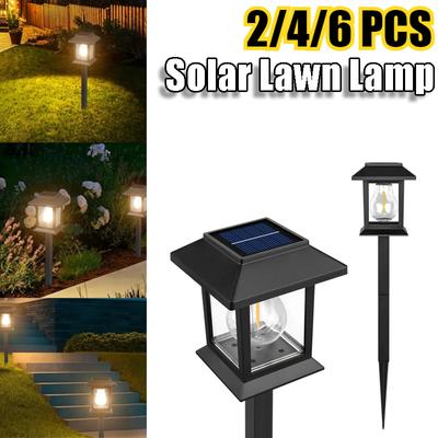 Lámpara solar LED impermeable para exteriores, para jardín, camino, paisaje, césped, patio, pasarela, decoración