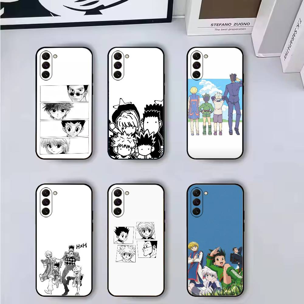 Hunter X Hunter Japanese Manga Phone Case For Samsung Galaxy A73,A72,A71,A70,A53,A52,A51,Soft Silicone Black Cover