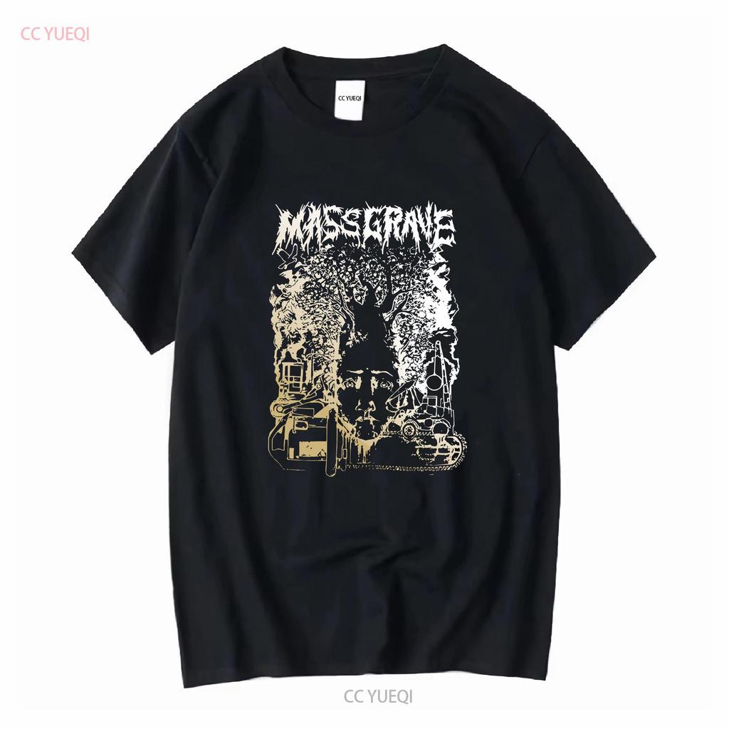 MASS GRAVE Band T Shirt UNHOLY Punk Rock TE5621 Long or Short Sleeves Vintage Washed Comfortable Versatile Stylish Homme