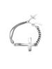 Harang Hr 196B_ Labradorite Silver Chain Bracelet