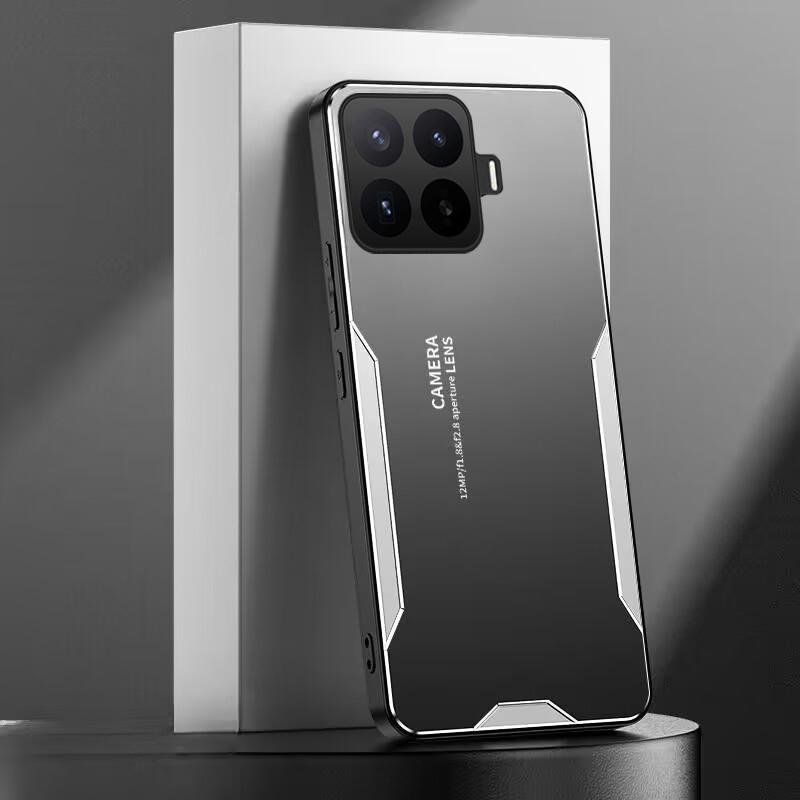 For Xiaomi 17T Case Heat Dissipation and Anti Drop Aluminum Alloy Back Panel Decorative Strip for Xiaomi 17T Pro Phone Casing