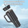 6pcs Stainless Steel Tumbler Straws Replacement for 40oz Cup, Reble Metal Water Bottle Straws with Cleaning Brush Compatible with Owala Part