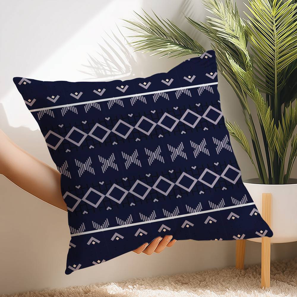 Samoan Tribe Samoa Totem Pillow Case Short Plush Print Cushion Cover Square Throw Pillow Covers Sofa Home Decor