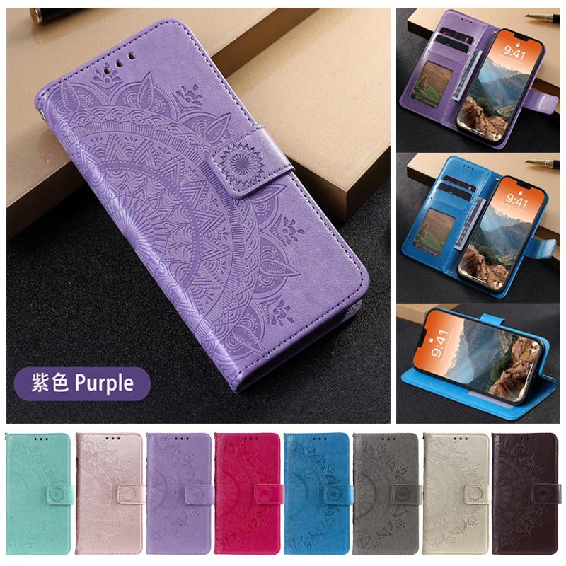 Wallet Case For Redmi Note 13 Pro+ Totems Leather Cover For Xiaomi 13T Pro 13Ultra 13Lite Redmi 13C Stand Book Coque Flip Cases