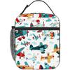 Kids Lunch Bag Cartoon Airplane Aircraft Insulated Lunch Bags For Boys Girls Back To School, Reusable Thermal Cooler Lunch Box