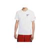 Jordan AJ23 Varsity Cotton Round Neck Letter Print Pullover Short-Sleeve T-Shirt Men Tops White DQ6075-100
