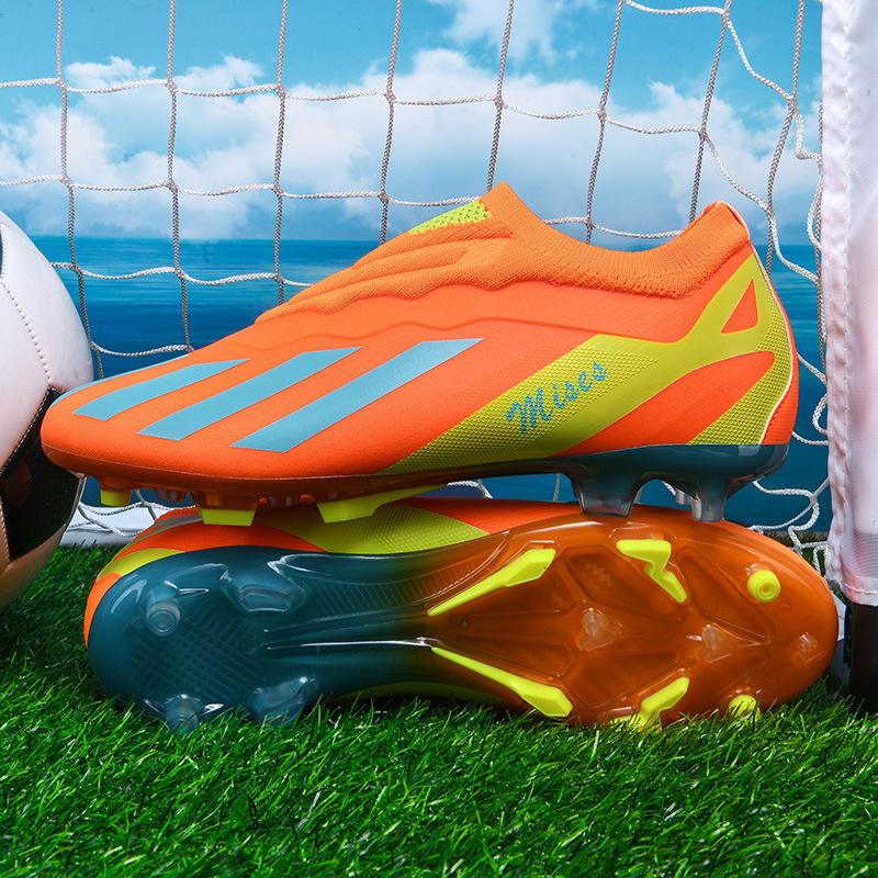 New Grass Large Size Adult Men'S And Women'S Football Shoes Youth Ag Spikes Grass Football Shoes