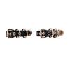 Cross-Border Punk Snake Skin Restraint Set: Handcuffs, Foot Cuffs & Choke Chain Bracelet