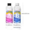 ProKKUV Resin Large Epoxy 237ml X Oz for Includes Silicone Mold and Keychain Popular Resin Highly DIY Craft Resin Mixed by Volume Liquid, Capacity,