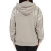 Adidas Word Sweatshirt JSY18 Silver Pebble Size M Women's Full-Zip Hoodie, (IM8737),