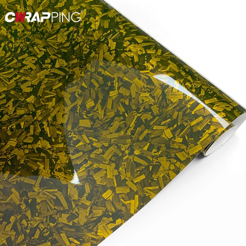 Glossy Forged Carbon Fiber Car Sticker Motorcycle Stickers for Car Wrapping Films Tuning Auto Accessories Automotive Vinyl Wrap