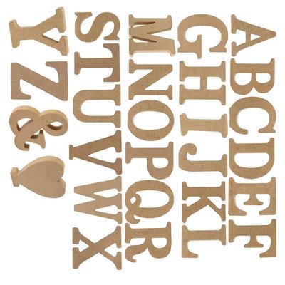 Wooden Alphabet Letter Ornament Home Wedding Party Wall Hanging DIY Letter Sign Decor Wood Decoration