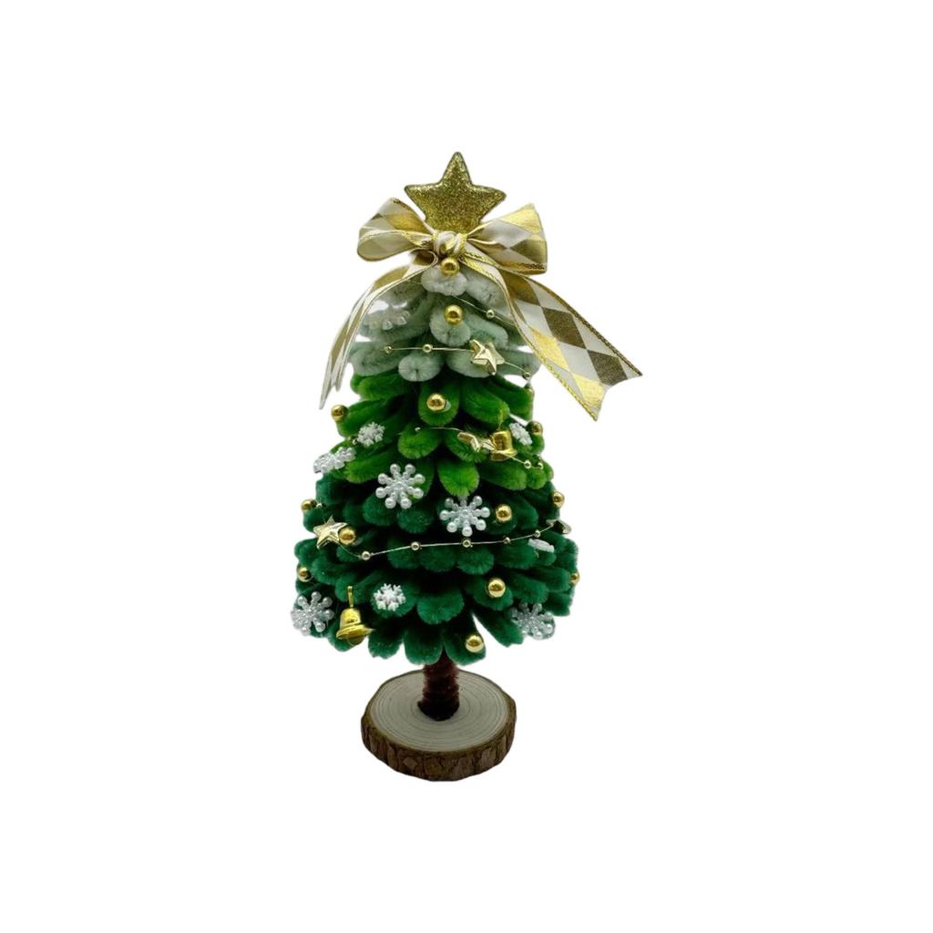 Christmas Tree Finished Product Christmas Stick Handmade DIY Finished Desktop Christmas Tree Decoration