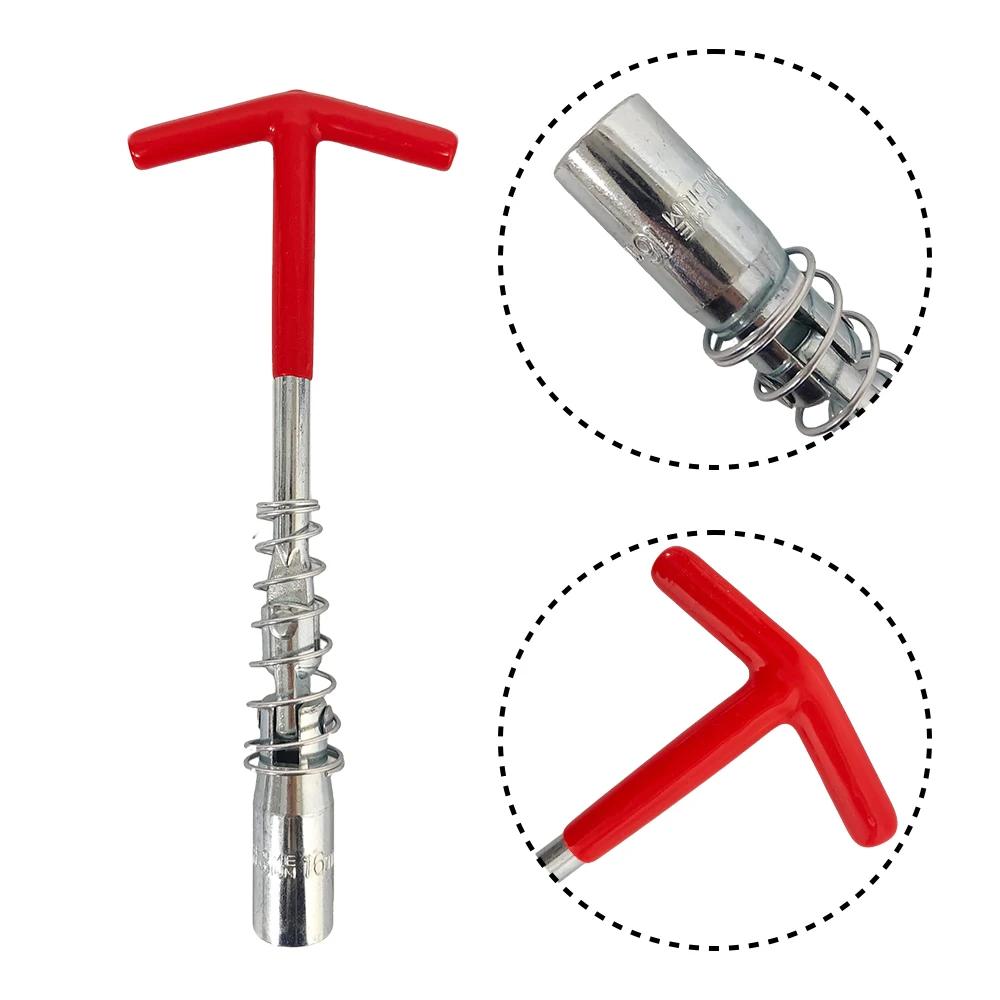 T Type Hand Tool Spark Plug Socket Short/Long Handle Flexible Spanner Socket Wrench Supplier