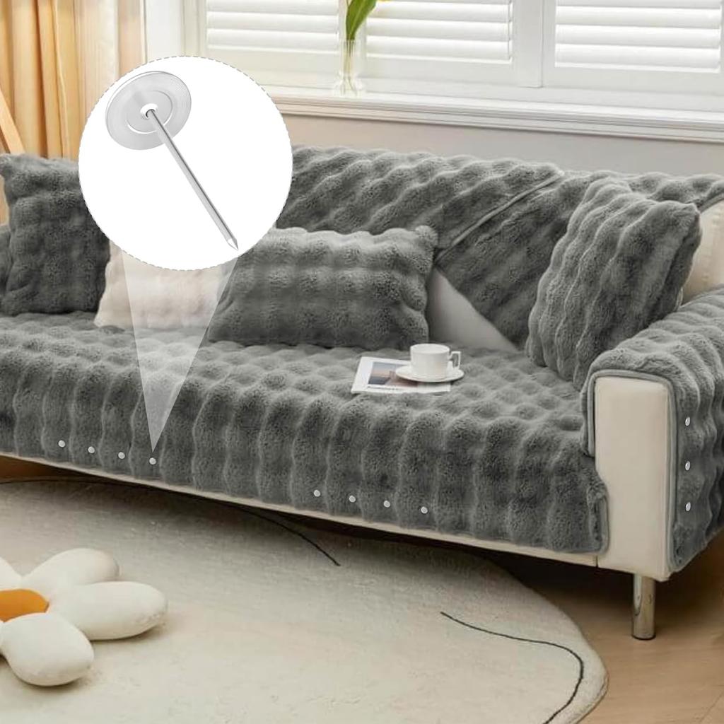 20pcs Flat Head Thumb Tacks for Wall, Silver Heavy Duty Upholstery Push P, 18 X 48 Mm Decorative Wall P Nails for Furniture, Office, DIY Crafts