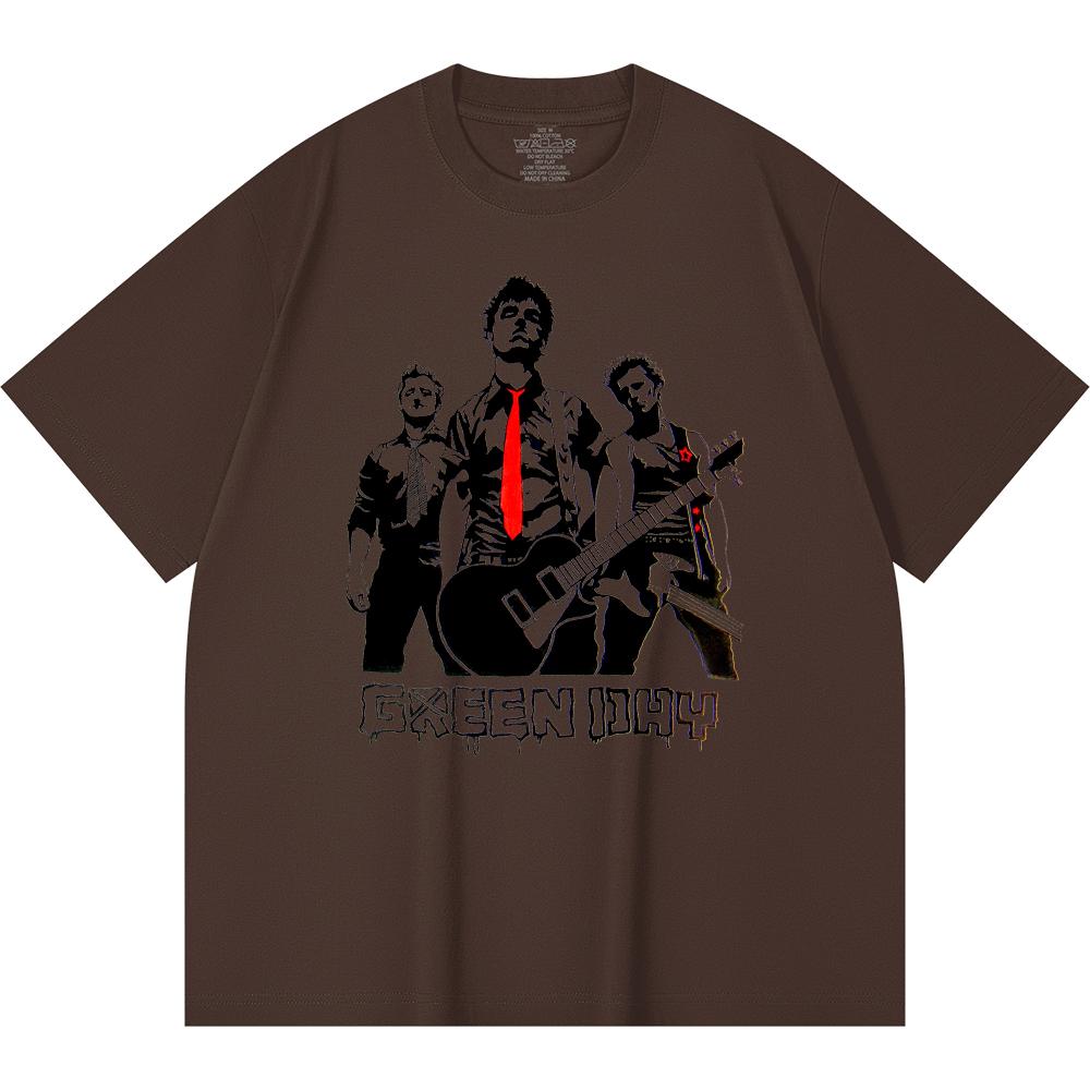 230 g/m² 100% Baumwolle Heavy Metal T-Shirt Rockband Beliebte Musik Druck Unisex Schweres Baumwoll-T-Shirt