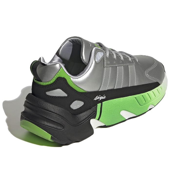Kawasaki Ninja X Adidas ZX 22 Boost Silver Metallic Men Sneakers Core-Black GW2125