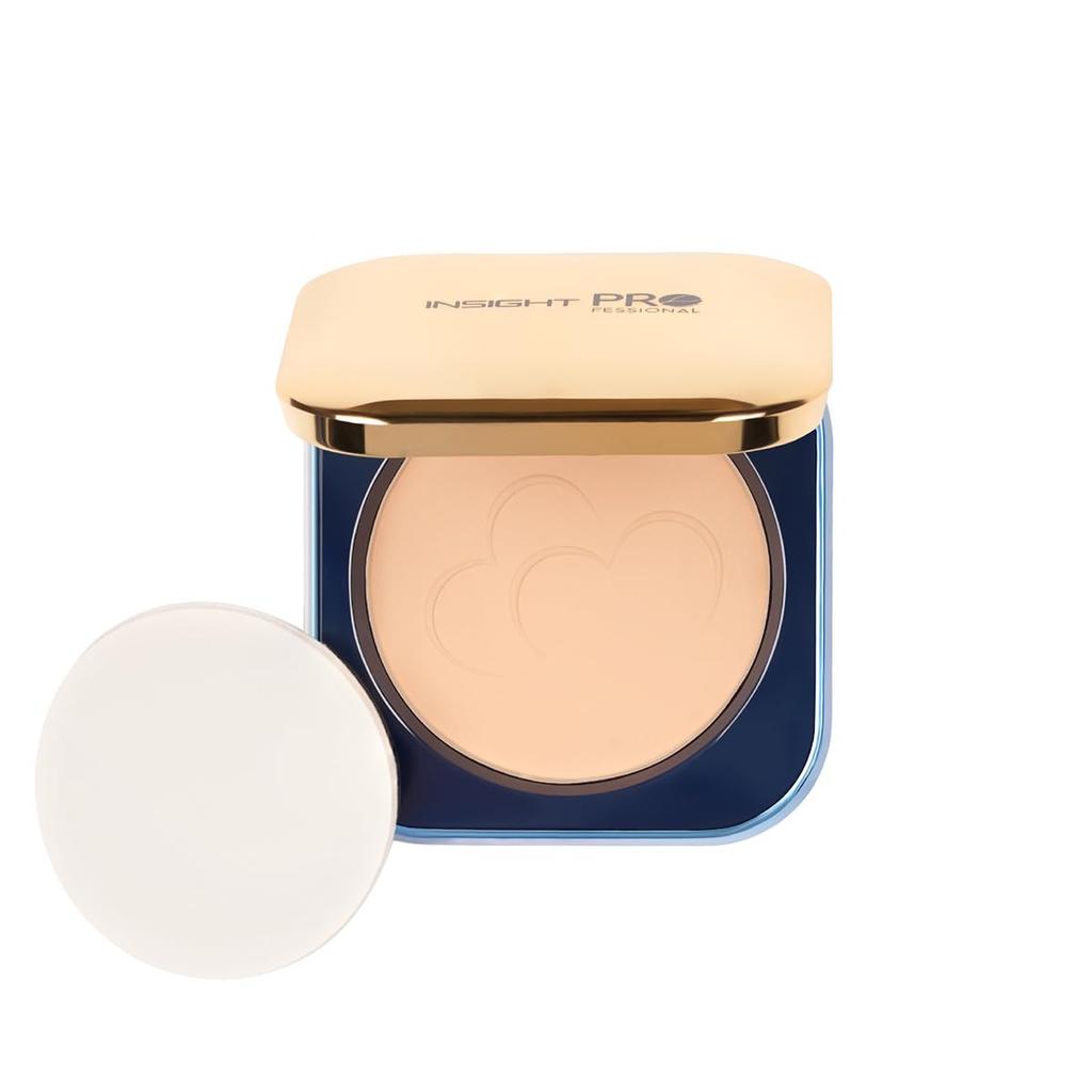 INSIGHT All Day Matte Compact Foundation - (Warm Sand) | Buildable Coverage, Flawless Finish | Lightweight, Long-Lasting Pressed Powder | Oil Contro