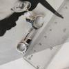 Silver Earrings with Nano Sapphire 2.35ct (2195078)