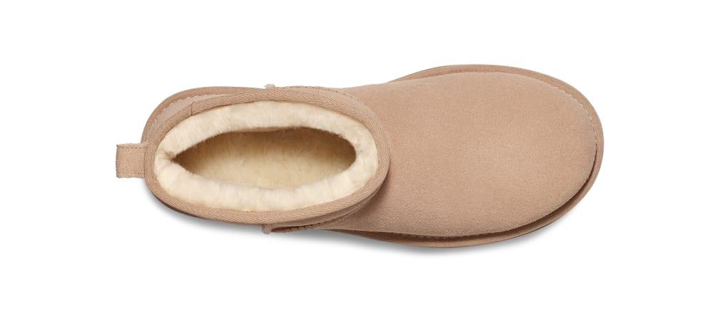Boots UGG Beige Classic Ultra Mini Platform