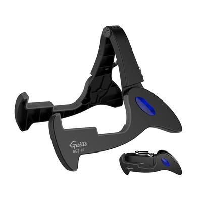 Folding Guitar Stand - Guitto GGS-01 Universal Floor A Frame Instrument Holder for All Guitars, Acoustic, Classical, Electric, Bass, Travel Guitar