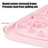 Dogs Cats Silicone Lick Mat Anti-choking Anxiety Relief Square Paw Shape Pet Food Mat with Suction Cup Slow Eating Puzzle Feeder Licking Mat