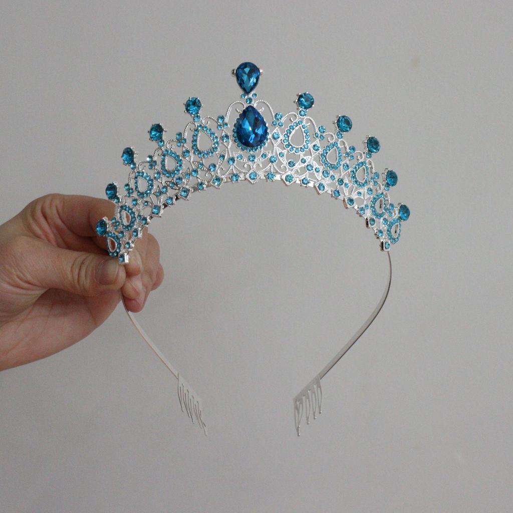 Kristall Diamant Braut Hochzeit Dutt Haar Tiara Geburtstag Kopfschmuck Haaraccessoire Ball Krone Autoshow Performance Stirnband