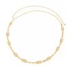 IngeSight.Z Simple Vintage Fold Metal Waist Belly Chain Women 2026 Trend Exquisite Sexy Gold Color Belt Chain Body Chain Jewelry