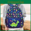 Capacity Backpack Large Cartoon Dinosaur Forklift Simple Schoolbag Boys Girls