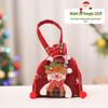 Christmas Eve Gift Tote with Santa, Snowman & Reindeer Design